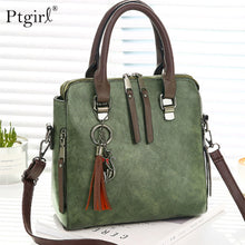 Load image into Gallery viewer, Vintage PU Leather Ladies HandBags Women Messenger Bags