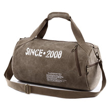 Load image into Gallery viewer, Men's Bag Handbag Canvas Cylindrical Shoulder