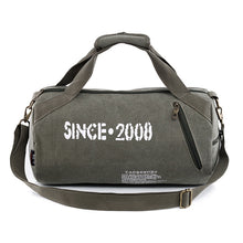 Load image into Gallery viewer, Men's Bag Handbag Canvas Cylindrical Shoulder