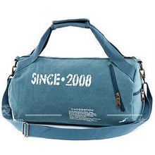Load image into Gallery viewer, Men's Bag Handbag Canvas Cylindrical Shoulder