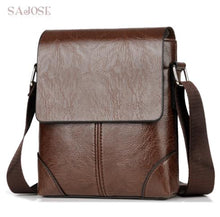 Load image into Gallery viewer, Men Crossbody Bag Fashion Leather Shoulder Bag