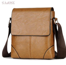 Load image into Gallery viewer, Men Crossbody Bag Fashion Leather Shoulder Bag